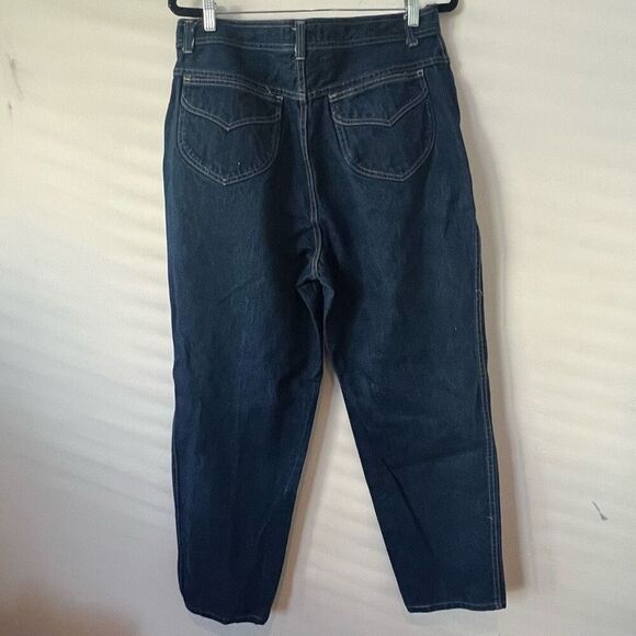 Points West Women's Dark Wash High Rise Relaxed Straight Leg Jeans Size 20 - Picture 6 of 10